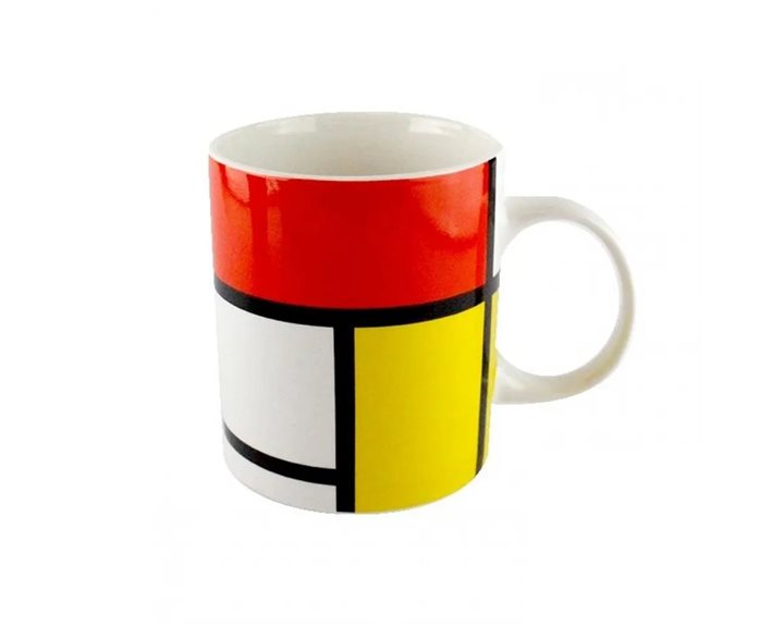 Πορσελάνινη κούπα 410ml Mondrian Composition