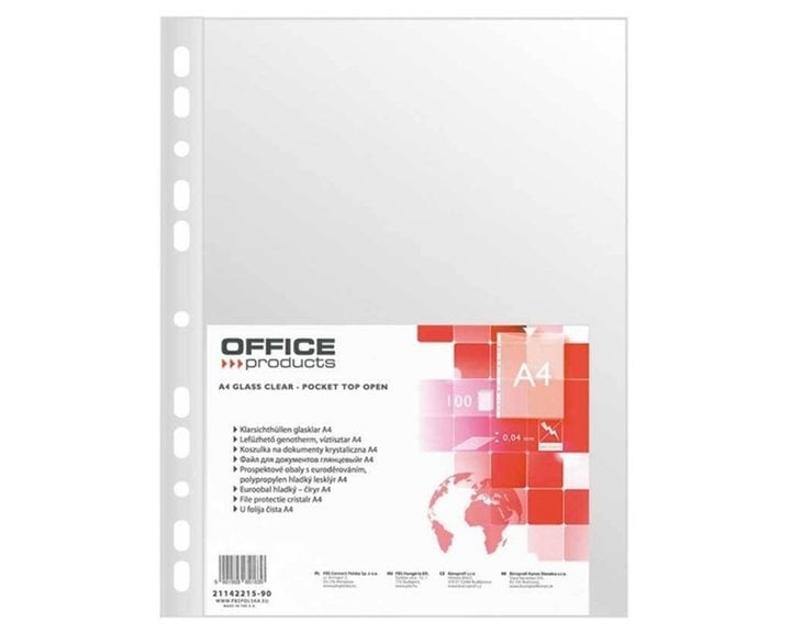 Ζελατίνες Ενισχυμένες Office Α4 40mic Γυαλ.  21142215-90