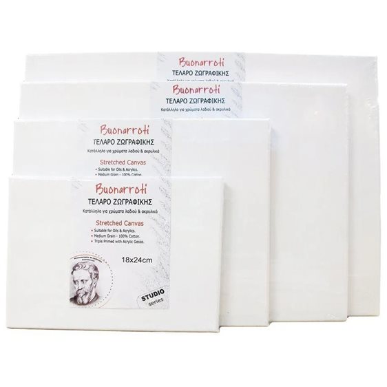 Τελάρο Ζωγραφικής Buonarroti 60x70cm Με Βαμβακερό Καμβά