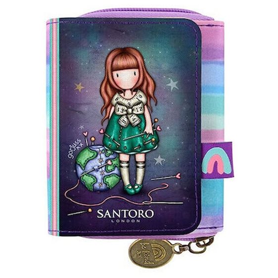 Πορτοφόλι με Φερμουάρ Santoro Gorjuss Be Kind To  Our Planet 1204GJ03