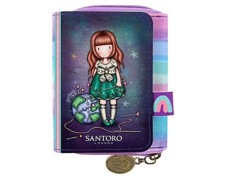 Πορτοφόλι με Φερμουάρ Santoro Gorjuss Be Kind To  Our Planet 1204GJ03