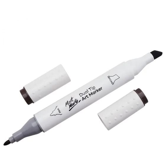 Μαρκαδόρος Διπλής Μύτης Mont Marte Art Marker GY7 Warm Grey  (WG7 Warm Grey) MGRD0053