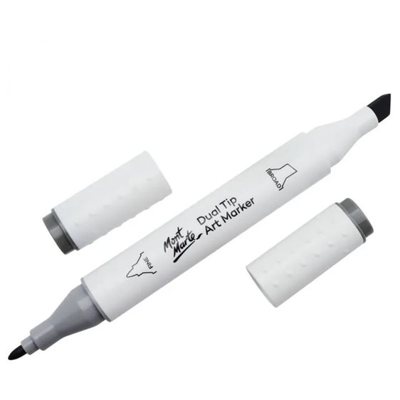 Μαρκαδόρος Διπλής Μύτης Mont Marte Art Marker GY5 Mid Grey (CG5 Gool Grey) MGRD0058