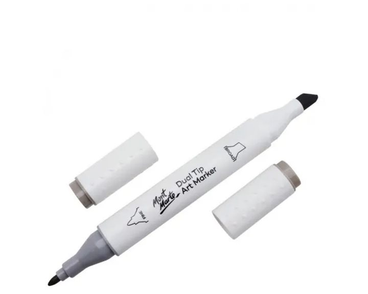 Μαρκαδόρος Διπλής Μύτης Mont Marte Art Marker GY2 Taupe (WG3 Warm Grey 3) MGRD0055