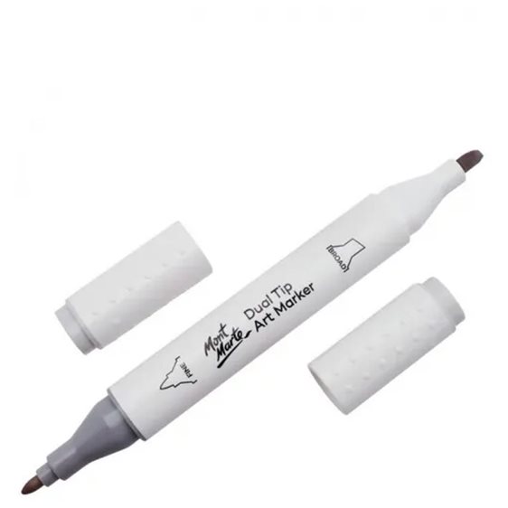 Μαρκαδόρος Διπλής Μύτης Mont Marte Art Marker GY1 Ecru (WG0.5 Warm Grey) MGRD0054