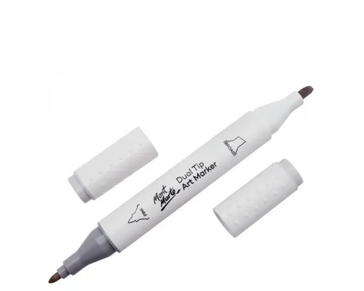 Μαρκαδόρος Διπλής Μύτης Mont Marte Art Marker GY1 Ecru (WG0.5 Warm Grey) MGRD0054