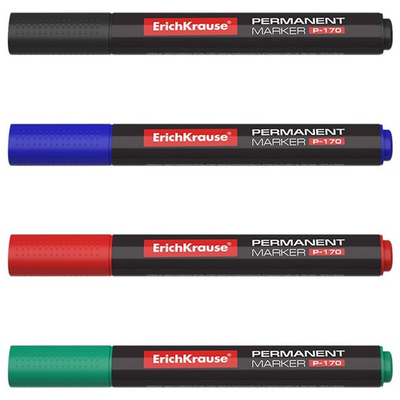 Μαρκαδόρος Ανεξίτηλος Erichkrause P-170  4 Χρωμάτων 11797