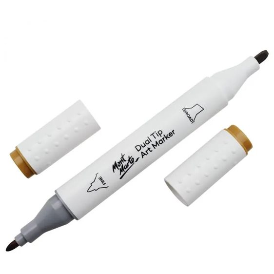 Μαρκαδόρος Διπλής Μύτης Mont Marte Art Marker E1 Yellow Ochre (31 Dark Yellow)  MGRD0046