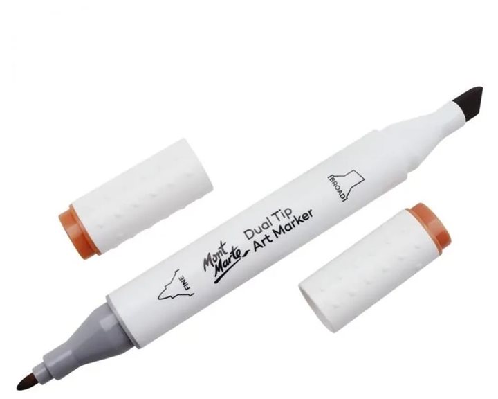 Μαρκαδόρος Διπλής Μύτης Mont Marte Art Marker E3 Faun (97 Rose Beige) MGRD0048