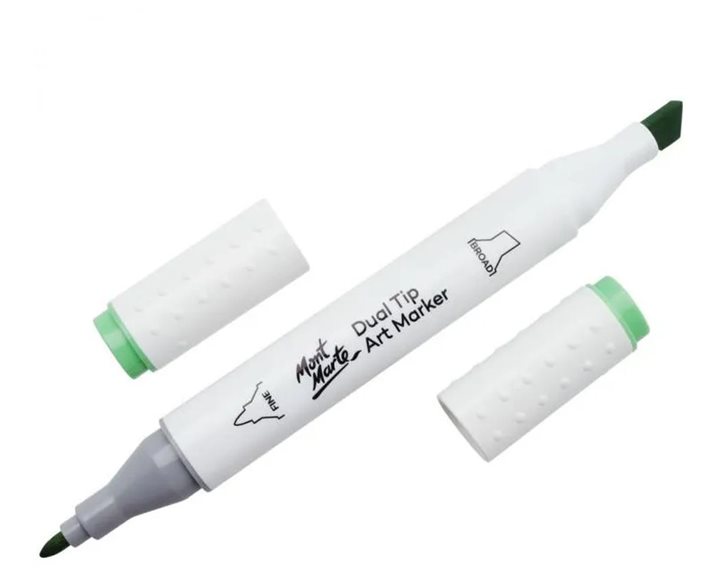Μαρκαδόρος Διπλής Μύτης Mont Marte Art Marker G8 Pear Green (59 Pale Green)  MGRD0041