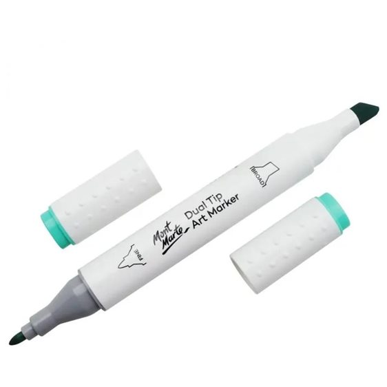 Μαρκαδόρος Διπλής Μύτης Mont Marte Art Marker G4 Seafoam (58 Mint Green Light)  MGRD0037