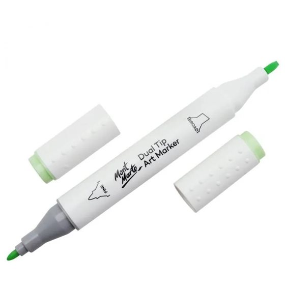 Μαρκαδόρος Διπλής Μύτης Mont Marte Art Marker G6 Mint Green (166 Mignonette)  MGRD0039
