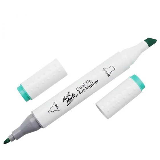 Μαρκαδόρος Διπλής Μύτης Mont Marte Art Marker G5 Pastel Green (68 Turquoise Blue)  MGRD0038