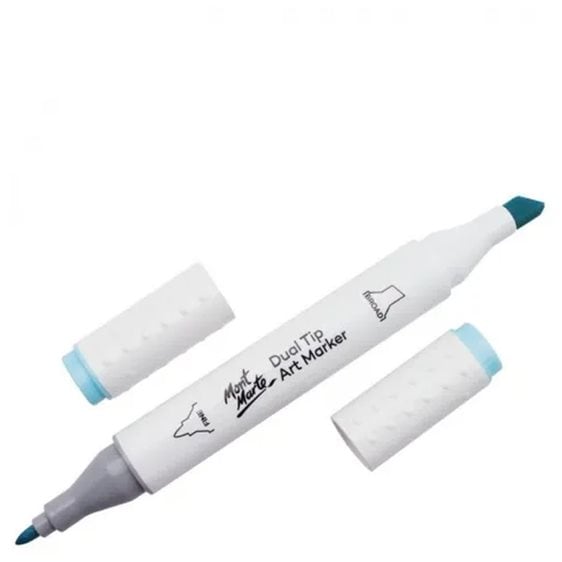 Μαρκαδόρος Διπλής Μύτης Mont Marte Art Marker B9 Aqua Marine (67 Pastel Blue)  MGRD0031