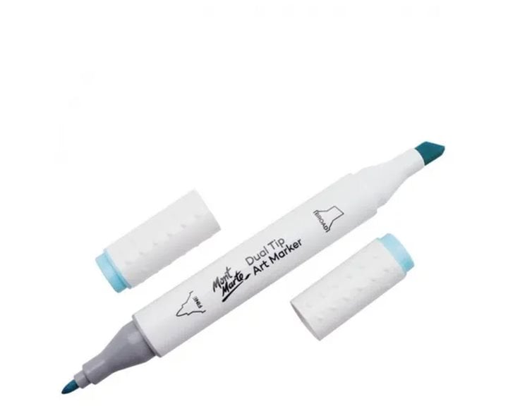 Μαρκαδόρος Διπλής Μύτης Mont Marte Art Marker B9 Aqua Marine (67 Pastel Blue)  MGRD0031
