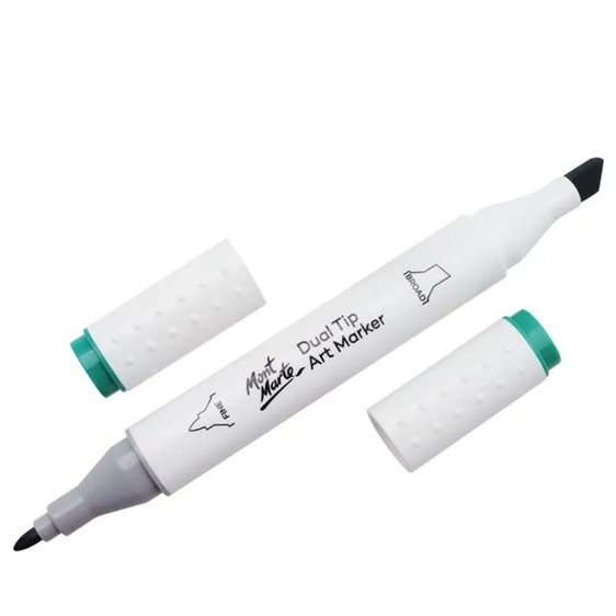 Μαρκαδόρος Διπλής Μύτης Mont Marte Art Marker G3 Shamrock Green (54 Viridian)  MGRD0036
