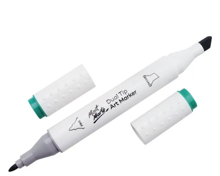 Μαρκαδόρος Διπλής Μύτης Mont Marte Art Marker G3 Shamrock Green (54 Viridian)  MGRD0036