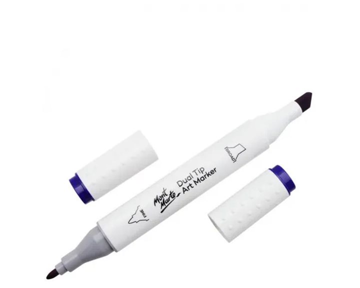 Μαρκαδόρος Διπλής Μύτης Mont Marte Art Marker B1 Cobalt Blue (71 Cobalt Blue) MGRD0025