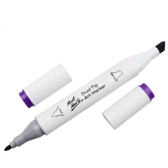 Μαρκαδόρος Διπλής Μύτης Mont Marte Art Marker V1 Violet (82 Light Violet)  MGRD0023