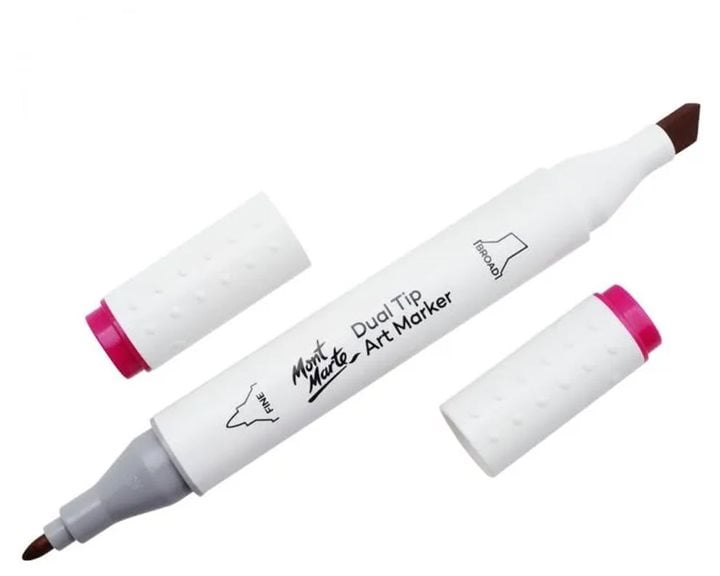Μαρκαδόρος Διπλής Μύτης Mont Marte Art Marker V4 Plum (87 Azalea Purple) MGRD0020
