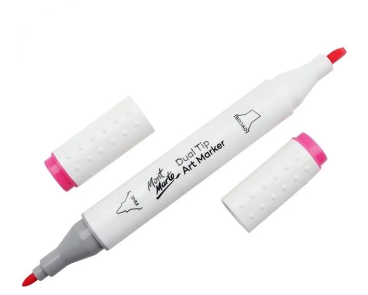 Μαρκαδόρος Διπλής Μύτης Mont Marte Art Marker P2 Flamingo (88 Purple Grey) MGRD0017