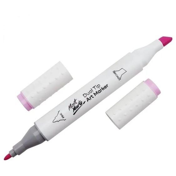 Μαρκαδόρος Διπλής Μύτης Mont Marte Art Marker P5 Baby Pink (138 Light Pink)  MGRD0016
