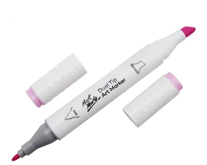 Μαρκαδόρος Διπλής Μύτης Mont Marte Art Marker P5 Baby Pink (138 Light Pink)  MGRD0016