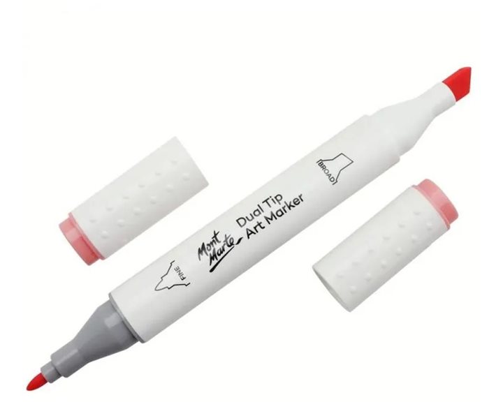 Μαρκαδόρος Διπλής Μύτης Mont Marte Art Marker P7 Pink (18 Peach)  MGRD0006