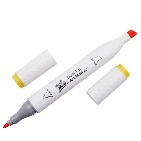 Μαρκαδόρος Διπλής Μύτης Mont Marte Art Marker Y3 Cadmium Yellow (32 Deep Yellow) MGRD0004