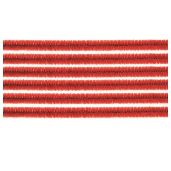 Σύρμα Πίπας Glorex 10τμχ. 50χ0.8cm Κόκκινο