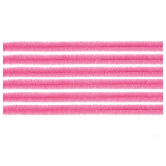 Σύρμα Πίπας Glorex 10τμχ. 50χ0.8cm Ροζ