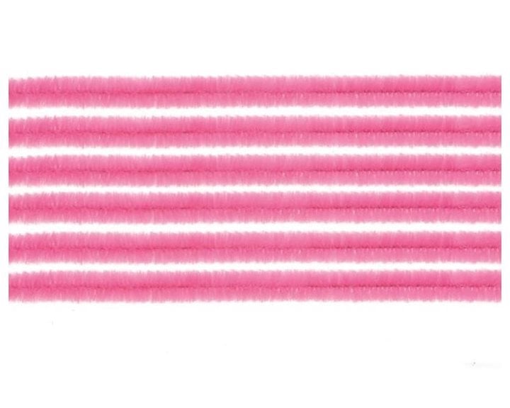 Σύρμα Πίπας Glorex 10τμχ. 50χ0.8cm Ροζ