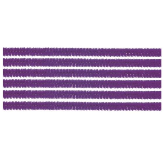 Σύρμα Πίπας Glorex 10τμχ. 50χ0.8cm Μωβ