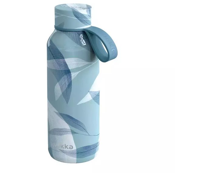 Παγούρι Θερμός Ανοξείδωτος με Λουράκι  Quokka 510ml Blue Wind