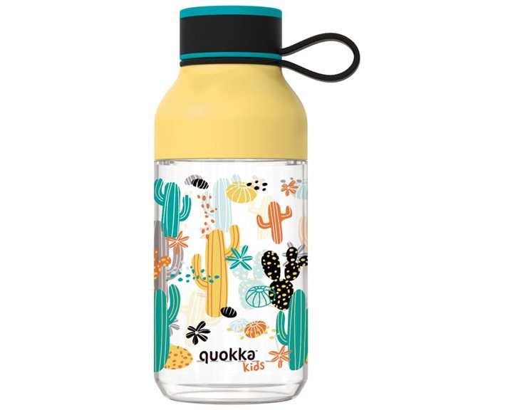 Παγουρίνο/Μπουκάλι Quokka Tritan Ice με Λουράκι 430ml Cactus