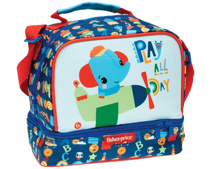 Τσαντάκι Φαγητού Οβάλ Gim Airplane Fisher Price 349-44220