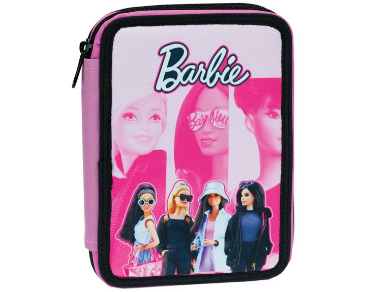 Κασετίνα Gim Διπλή Γεμάτη Barbie Out Of The Box 349-79100