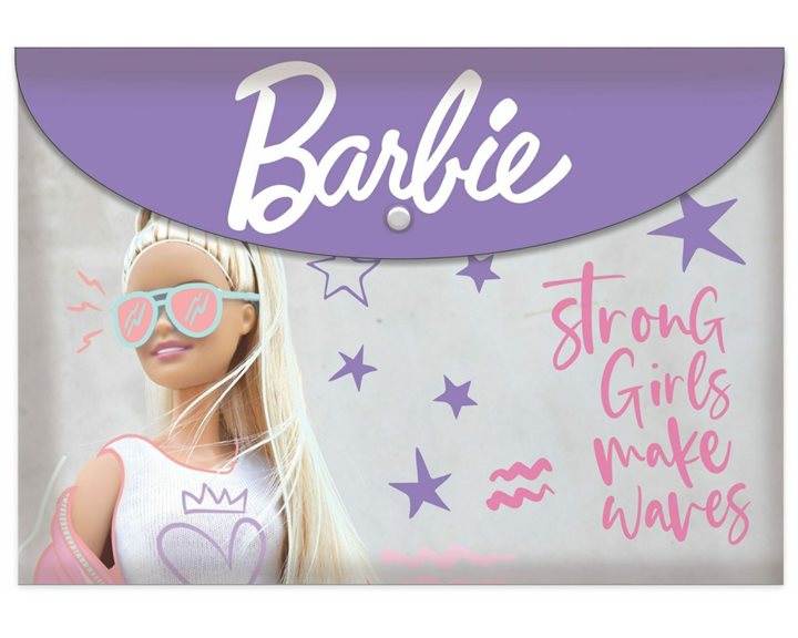 Φάκελος με Κουμπί PP Α4 Barbie 349-71580