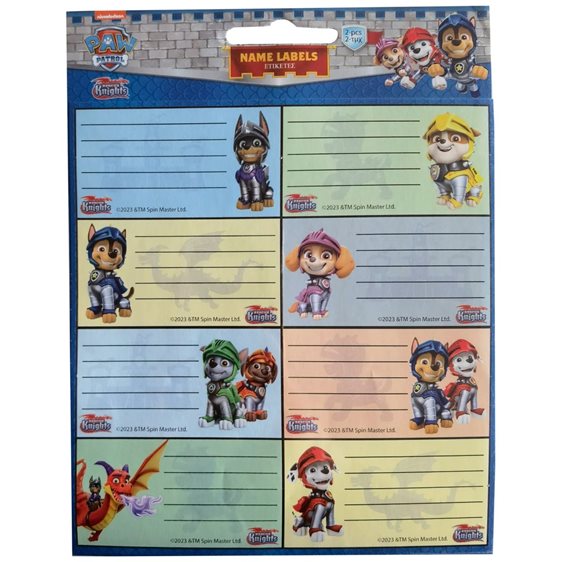 Ετικέτα Σχολική Gim 2τμχ. Paw Patrol 774-00846