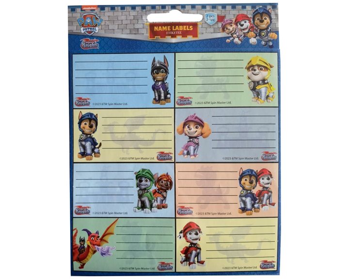 Ετικέτα Σχολική Gim 2τμχ. Paw Patrol 774-00846