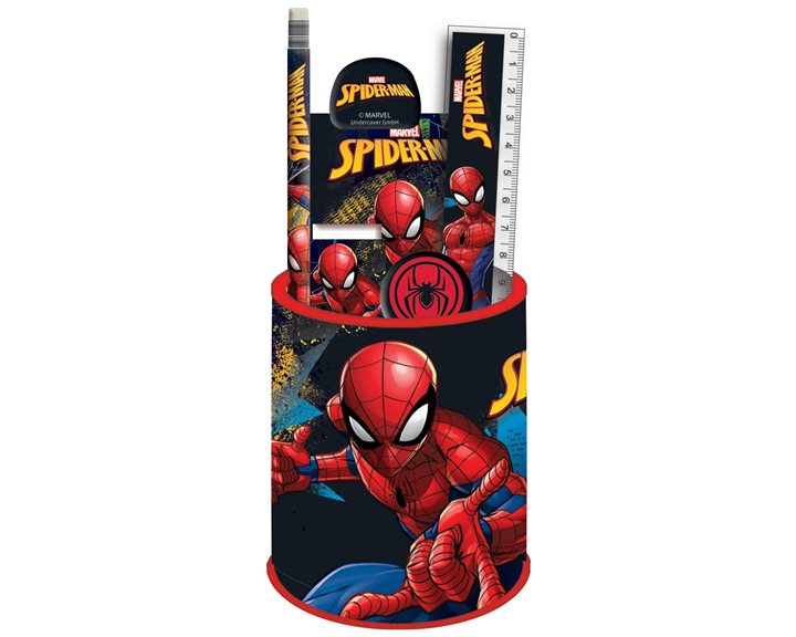 Σετ Μολυβοθήκη 7τμχ. Gim Spiderman 337-04884