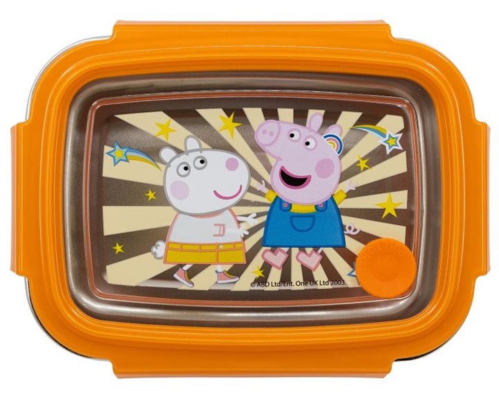 Φαγητοδοχείο Μεταλλικό Gim 670ml Peppa Pig 530-41275
