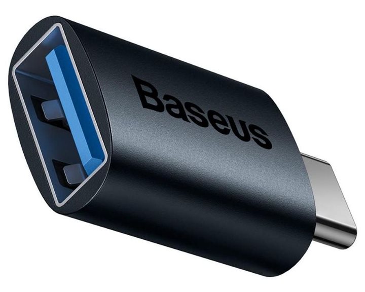 Baseus Ingenuity Converter USB-C male to USB-A female Blue (ZJJQ000003) (BASZJJQ000003)