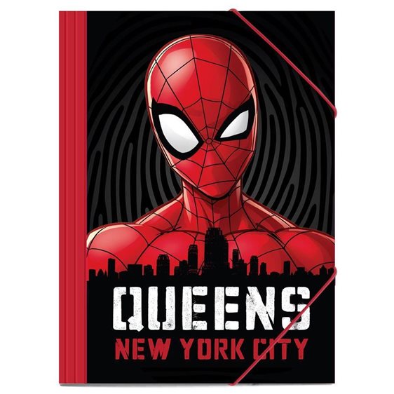 Ντοσιέ με Λάστιχο Χάρτινο 25χ35 Spiderman