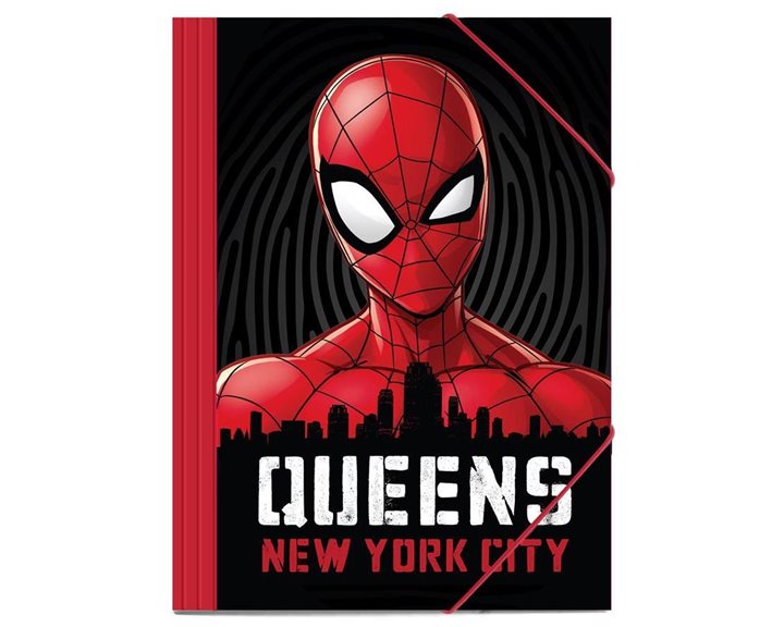 Ντοσιέ με Λάστιχο Χάρτινο 25χ35 Spiderman
