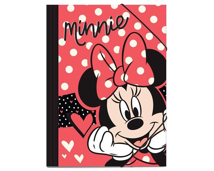 Ντοσιέ με Λάστιχο Χάρτινο 25χ35 Minnie