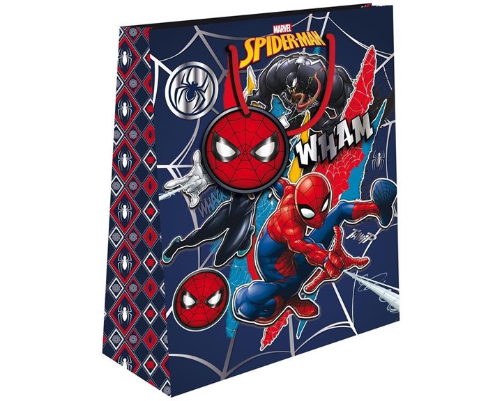 Τσάντα Δώρου Χάρτινη με Foil 26x12x32 Spiderman 508255
