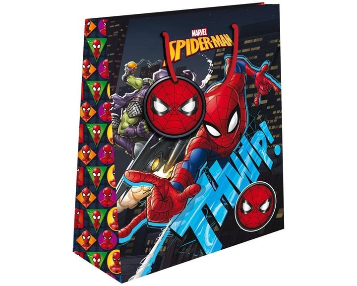 Τσάντα Δώρου Χάρτινη 26x12x32 Spiderman