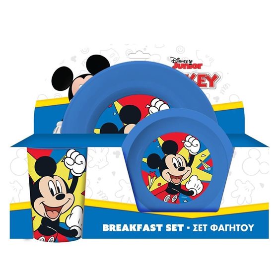 Σετ Πρωινού 3τεμ. Mickey Mouse 563781