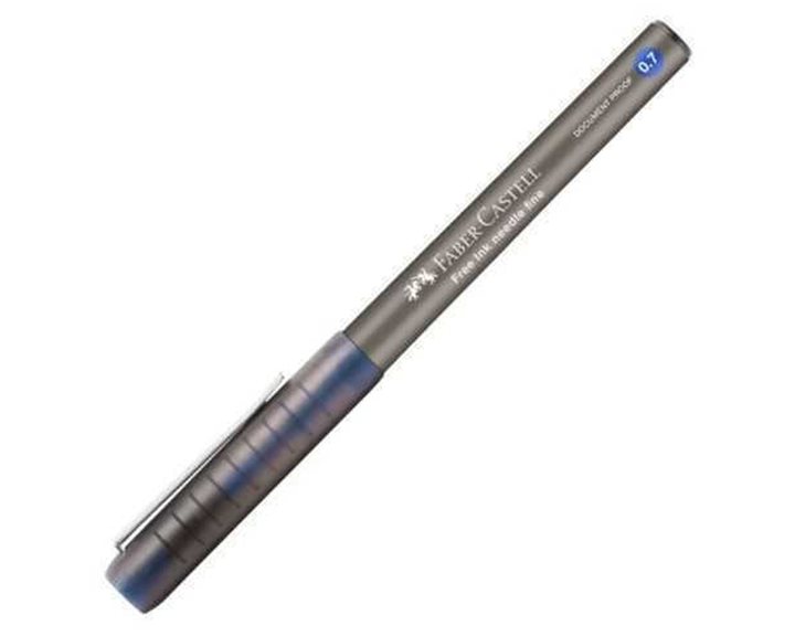 Στυλό Faber-Castell  Rollerball 0.7mm με Μπλε Μελάνι Free Ink Needle